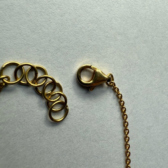 Lauren Harper 18k Gold Diamond art deco necklace - Picture 4 of 7